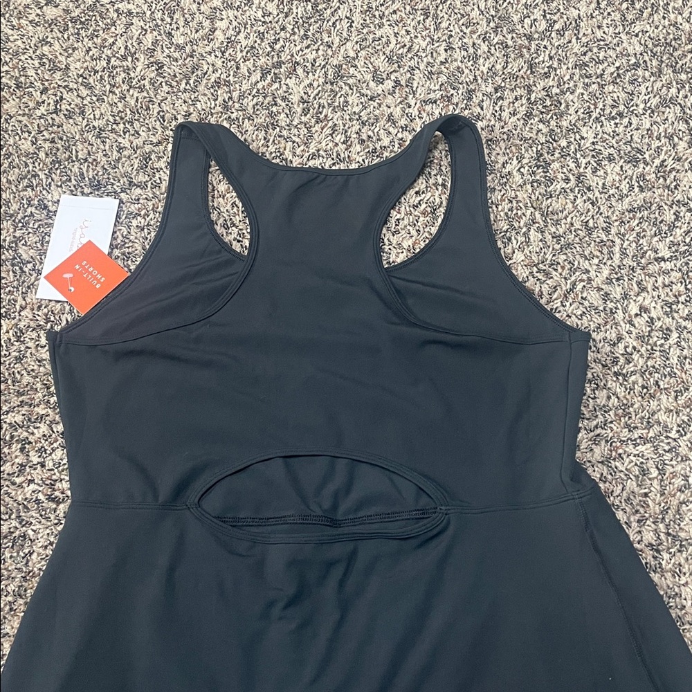 π Isabel Maternity Sleeveless Midi Active Empire Waist Active Dress Sz L | NWT - Picture 7 of 11